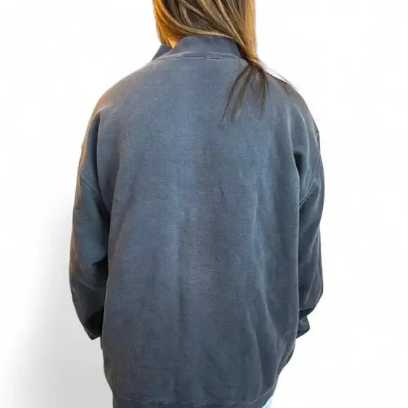 Vintage Chicago bulls black crew neck sweatshirt distressed - Picture 4 of 8